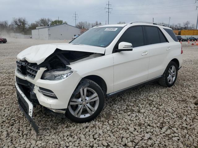 4JGDA5HB2EA274184 - 2014 MERCEDES-BENZ ML 350 4MATIC WHITE photo 1