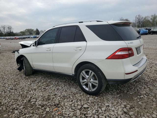 4JGDA5HB2EA274184 - 2014 MERCEDES-BENZ ML 350 4MATIC WHITE photo 2