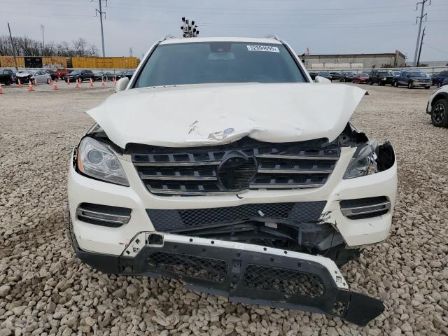 4JGDA5HB2EA274184 - 2014 MERCEDES-BENZ ML 350 4MATIC WHITE photo 5