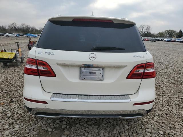 4JGDA5HB2EA274184 - 2014 MERCEDES-BENZ ML 350 4MATIC WHITE photo 6
