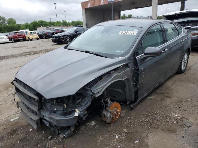 3FA6P0H70KR153753 - 2019 FORD FUSION SE GRAY photo 1