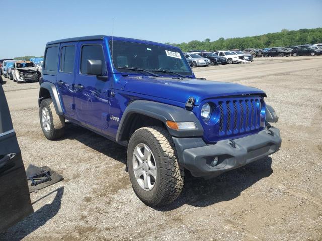 1C4HJXDG9JW320352 - 2018 JEEP WRANGLER U SPORT BLUE photo 4