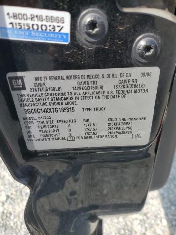 3GCEC14XX7G185819 - 2007 CHEVROLET SILVERADO C1500 CLASSIC Qara foto 13