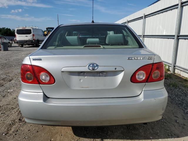 JTDBR32E960061767 - 2006 TOYOTA COROLLA CE SILVER photo 6