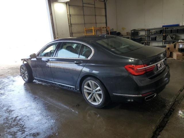 WBA7F2C56JG423770 - 2018 BMW 750 XI CHARCOAL photo 2