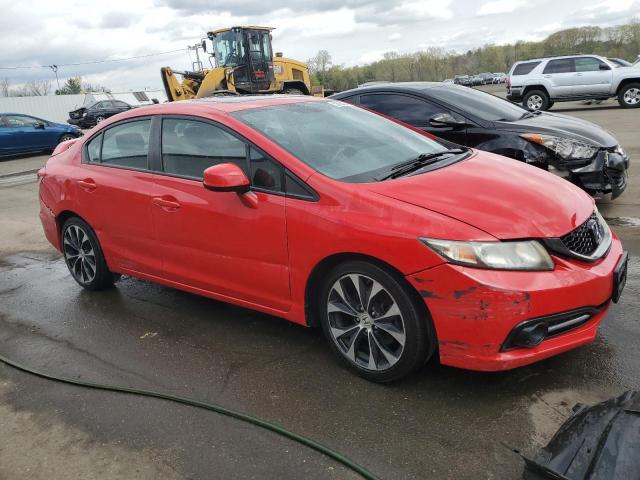 2HGFB6E57DH710947 - 2013 HONDA CIVIC SI RED photo 4