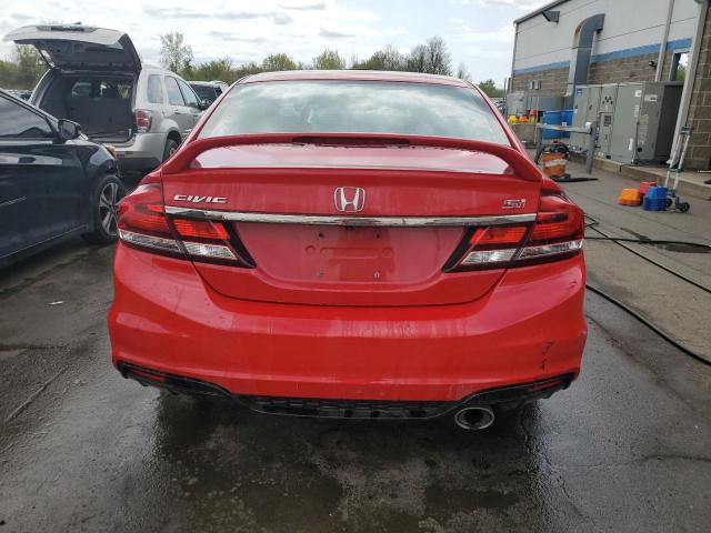 2HGFB6E57DH710947 - 2013 HONDA CIVIC SI RED photo 6