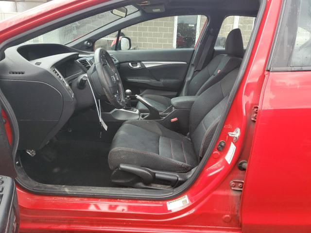 2HGFB6E57DH710947 - 2013 HONDA CIVIC SI RED photo 7