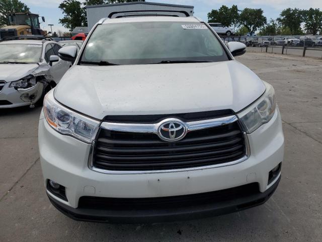 5TDJKRFH2GS306091 - 2016 TOYOTA HIGHLANDER XLE 白色 照片 5