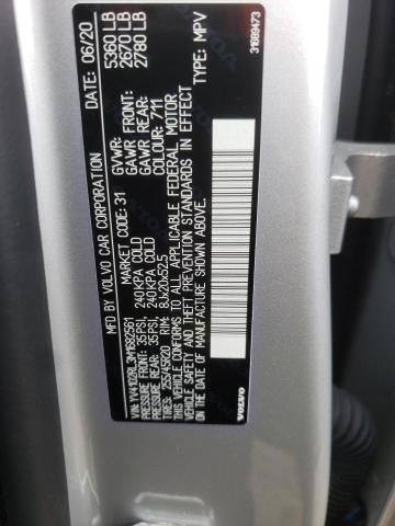 YV4102RL3M1682561 - 2021 VOLVO XC60 T5 INSCRIPTION SILVER photo 13