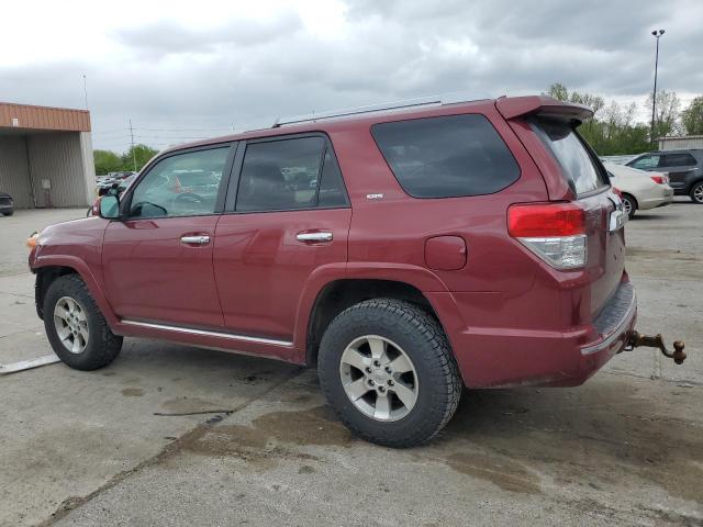 JTEBU5JR5A5007727 - 2010 TOYOTA 4RUNNER SR5 BURGUNDY photo 2