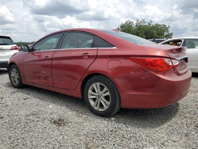 5NPEB4ACXBH269354 - 2011 HYUNDAI SONATA GLS RED photo 2