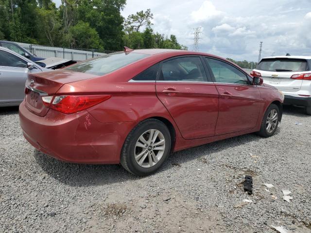 5NPEB4ACXBH269354 - 2011 HYUNDAI SONATA GLS RED photo 3