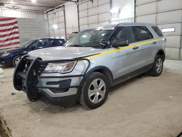 1FM5K8ARXKGA62328 - 2019 FORD EXPLORER POLICE INTERCEPTOR Gümüş foto 1