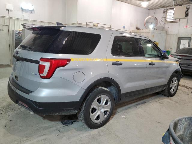 1FM5K8ARXKGA62328 - 2019 FORD EXPLORER POLICE INTERCEPTOR Gümüş foto 3