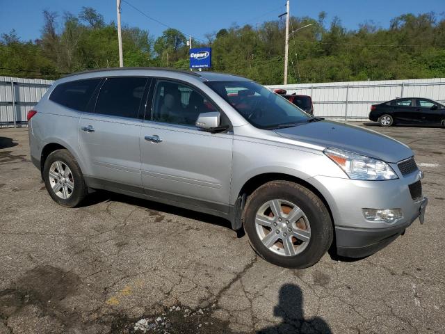 1GNLVFEDXAJ250538 - 2010 CHEVROLET TRAVERSE LT SILVER photo 4