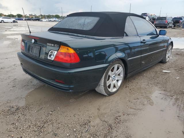 WBABS33491JY58370 - 2001 BMW 325 CI GREEN photo 3