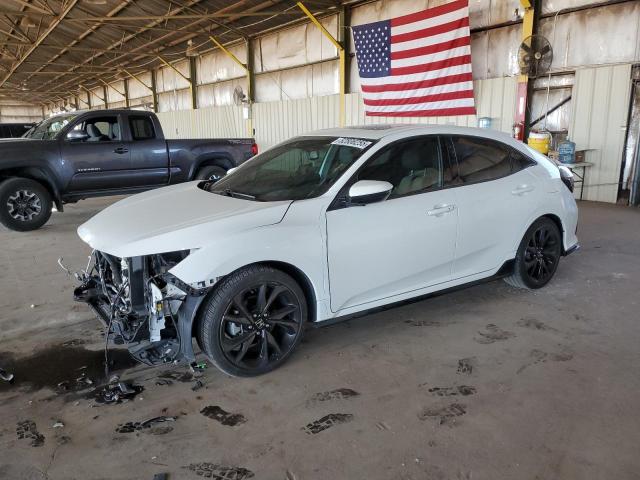 SHHFK7H96JU213603 - 2018 HONDA CIVIC SPORT TOURING WHITE photo 1