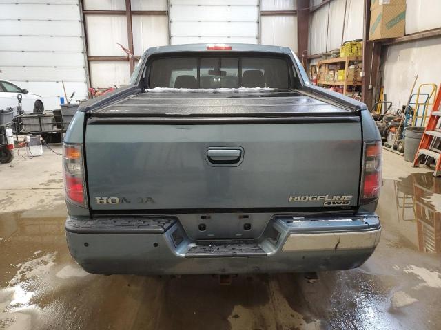 2HJYK16566H000137 - 2006 HONDA RIDGELINE RTL BLUE photo 6