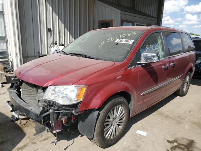 2C4RC1CG3ER332606 - 2014 CHRYSLER TOWN & COU TOURING L RED photo 1