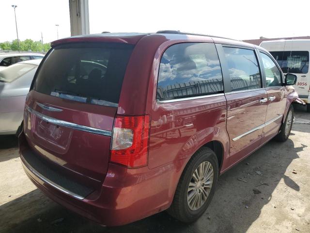 2C4RC1CG3ER332606 - 2014 CHRYSLER TOWN & COU TOURING L RED photo 3