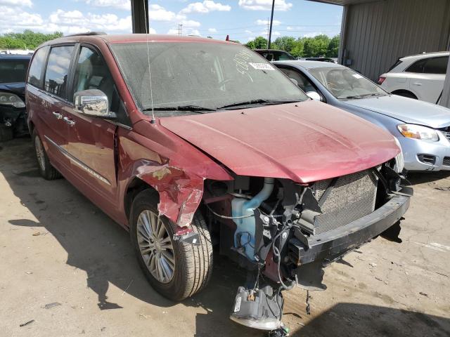 2C4RC1CG3ER332606 - 2014 CHRYSLER TOWN & COU TOURING L RED photo 4