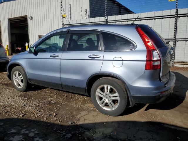 5J6RE3H77BL042172 - 2011 HONDA CR-V EXL BLUE photo 2