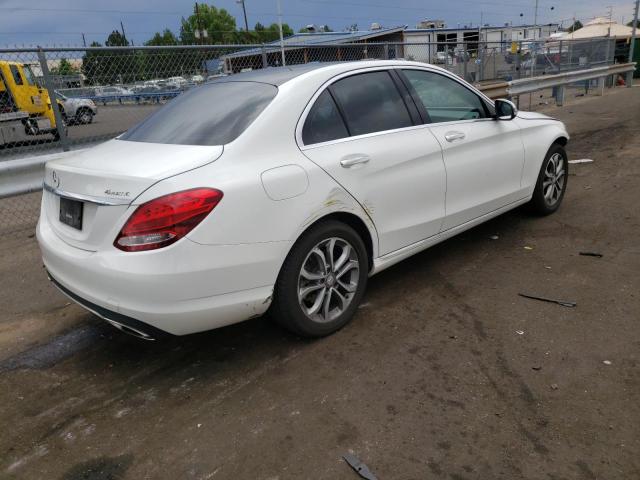 55SWF4KB0GU099217 - 2016 MERCEDES-BENZ C300 300 4MATIC WHITE photo 4