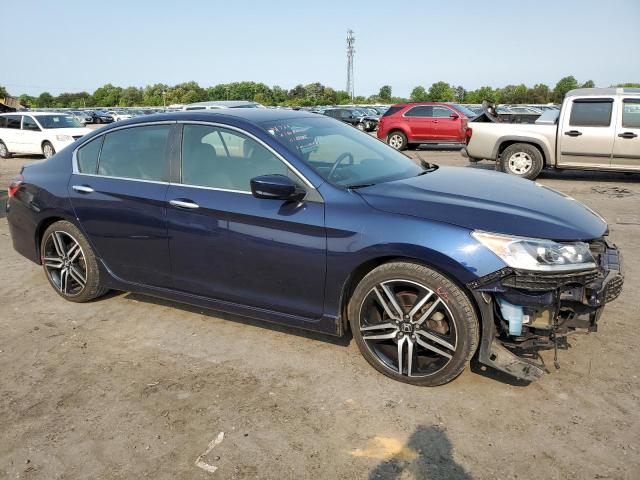 1HGCR2F13HA146561 - 2017 HONDA ACCORD SPORT SPECIAL EDITION BLUE photo 4