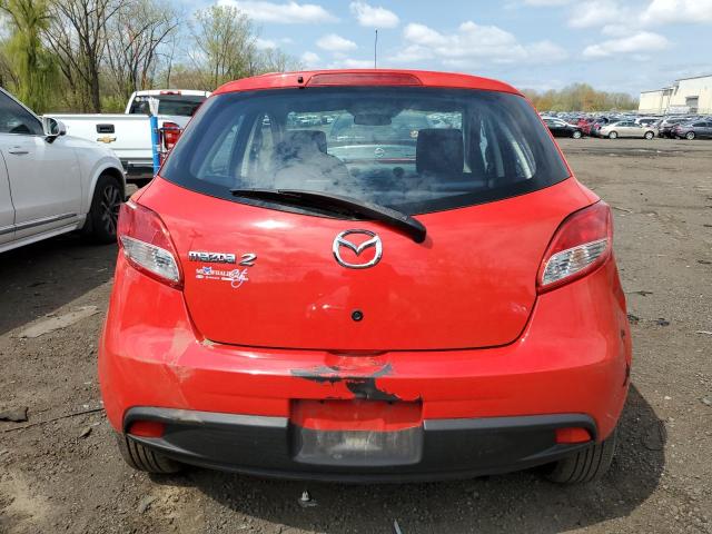 JM1DE1KZ8E0183496 - 2014 MAZDA MAZDA2 SPORT RED photo 6