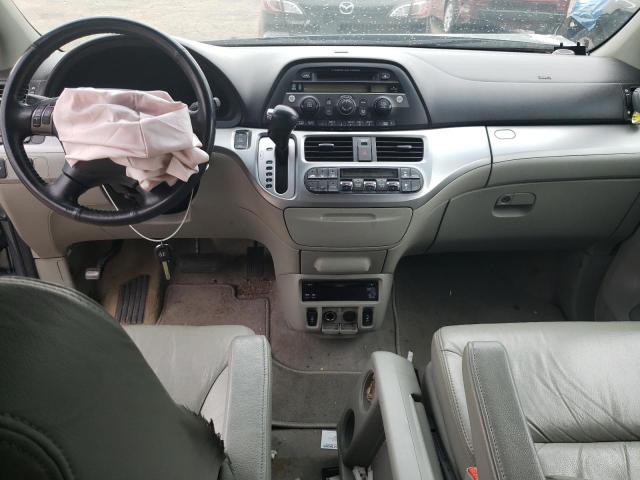 5FNRL38729B055324 - 2009 HONDA ODYSSEY EXL BLUE photo 8
