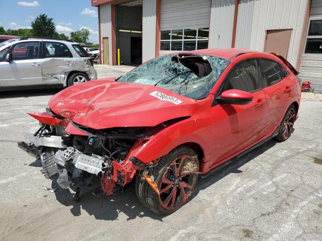SHHFK7G4XKU208377 - 2019 HONDA CIVIC SPORT 红色 照片 1
