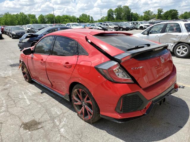 SHHFK7G4XKU208377 - 2019 HONDA CIVIC SPORT 红色 照片 2