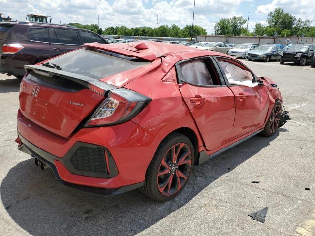 SHHFK7G4XKU208377 - 2019 HONDA CIVIC SPORT 红色 照片 3