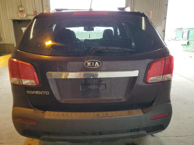 5XYKTCA6XCG227943 - 2012 KIA SORENTO BASE RED photo 6