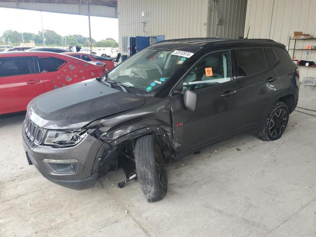 3C4NJDDB0KT722225 - 2019 JEEP COMPASS TRAILHAWK GRAY photo 1