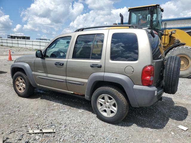 1J4GL48K34W145288 - 2004 JEEP LIBERTY SPORT TAN photo 2