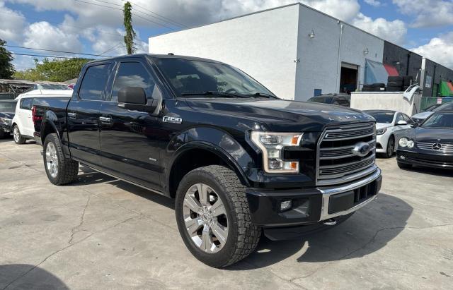 1FTEW1EGXGFD17355 - 2016 FORD F150 SUPERCREW BLACK photo 1