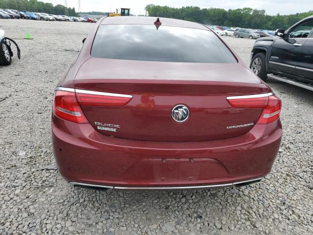 1G4ZN5SS5HU171038 - 2017 BUICK LACROSSE PREFERRED MAROON photo 6