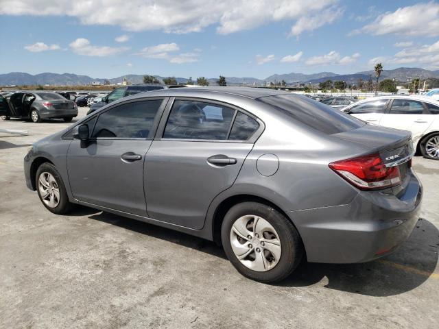 19XFB2F55DE288856 - 2013 HONDA CIVIC LX GRAY photo 2