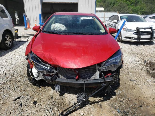 2T1BURHEXKC226153 - 2019 TOYOTA COROLLA L RED photo 5