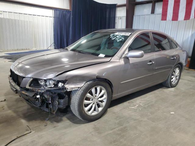 KMHFC46F67A148268 - 2007 HYUNDAI AZERA SE GRAY photo 1