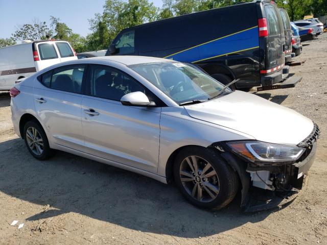 5NPD84LF2JH365902 - 2018 HYUNDAI ELANTRA SEL SILVER photo 4