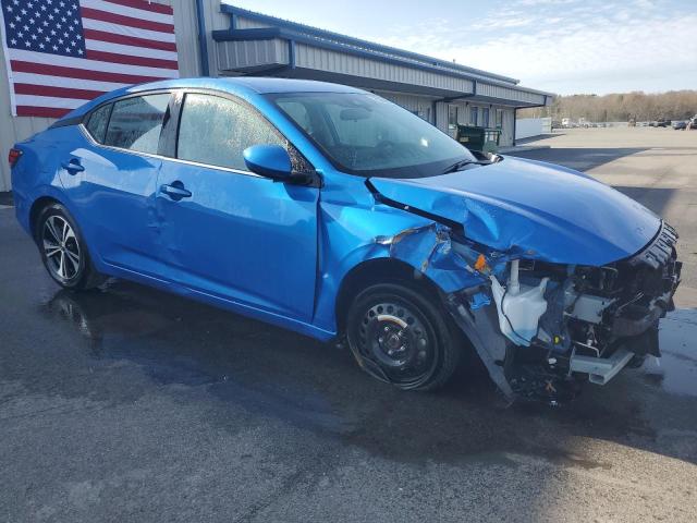 3N1AB8CV2PY302140 - 2023 NISSAN SENTRA SV BLUE photo 4