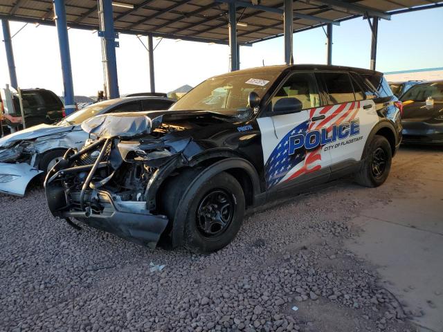 1FM5K8AW5LGB84991 - 2020 FORD EXPLORER POLICE INTERCEPTOR TWO TONE photo 1