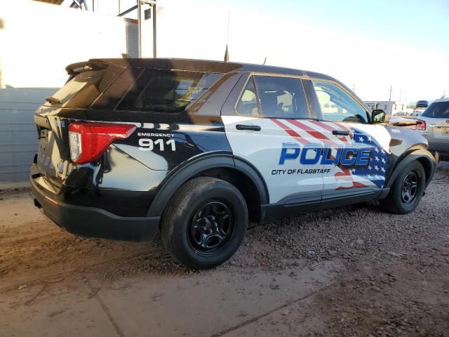 1FM5K8AW5LGB84991 - 2020 FORD EXPLORER POLICE INTERCEPTOR TWO TONE photo 3