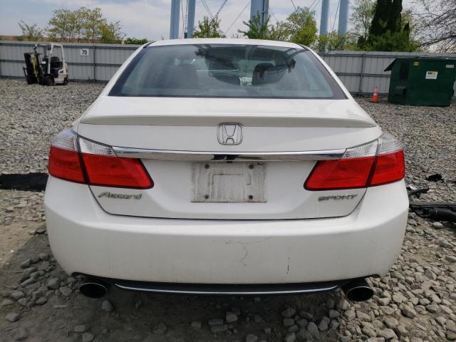 1HGCR2F56EA143510 - 2014 HONDA ACCORD SPORT WHITE photo 6