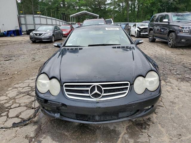 WDBSK75F84F078441 - 2004 MERCEDES-BENZ SL 500 BLACK photo 5