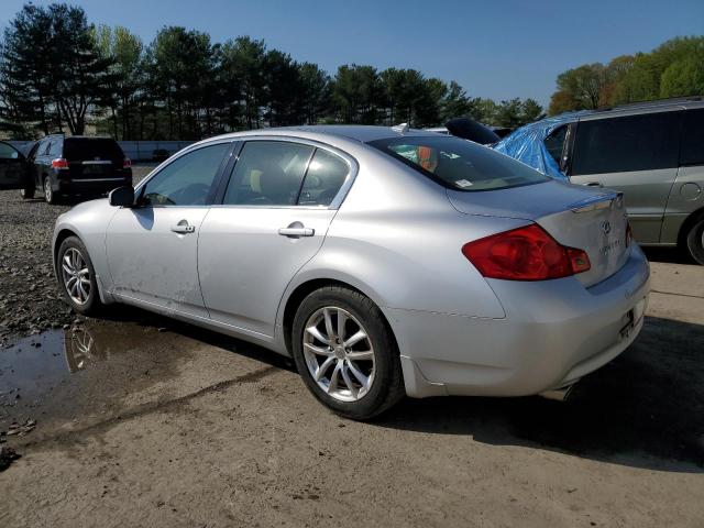 JNKBV61F18M255419 - 2008 INFINITI G35 SILVER photo 2