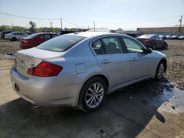 JNKBV61F18M255419 - 2008 INFINITI G35 SILVER photo 3